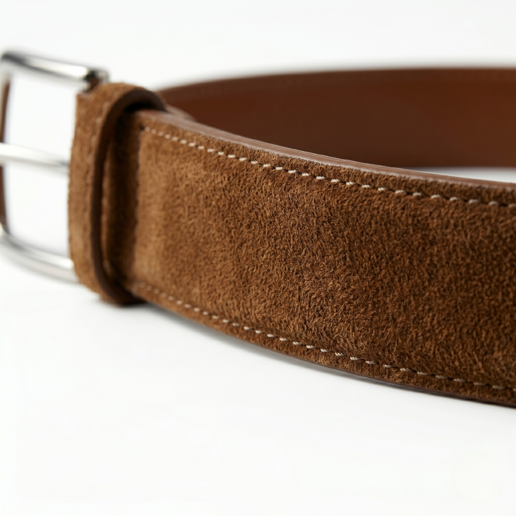 The Knightsbridge Sophisticated Suede Belt