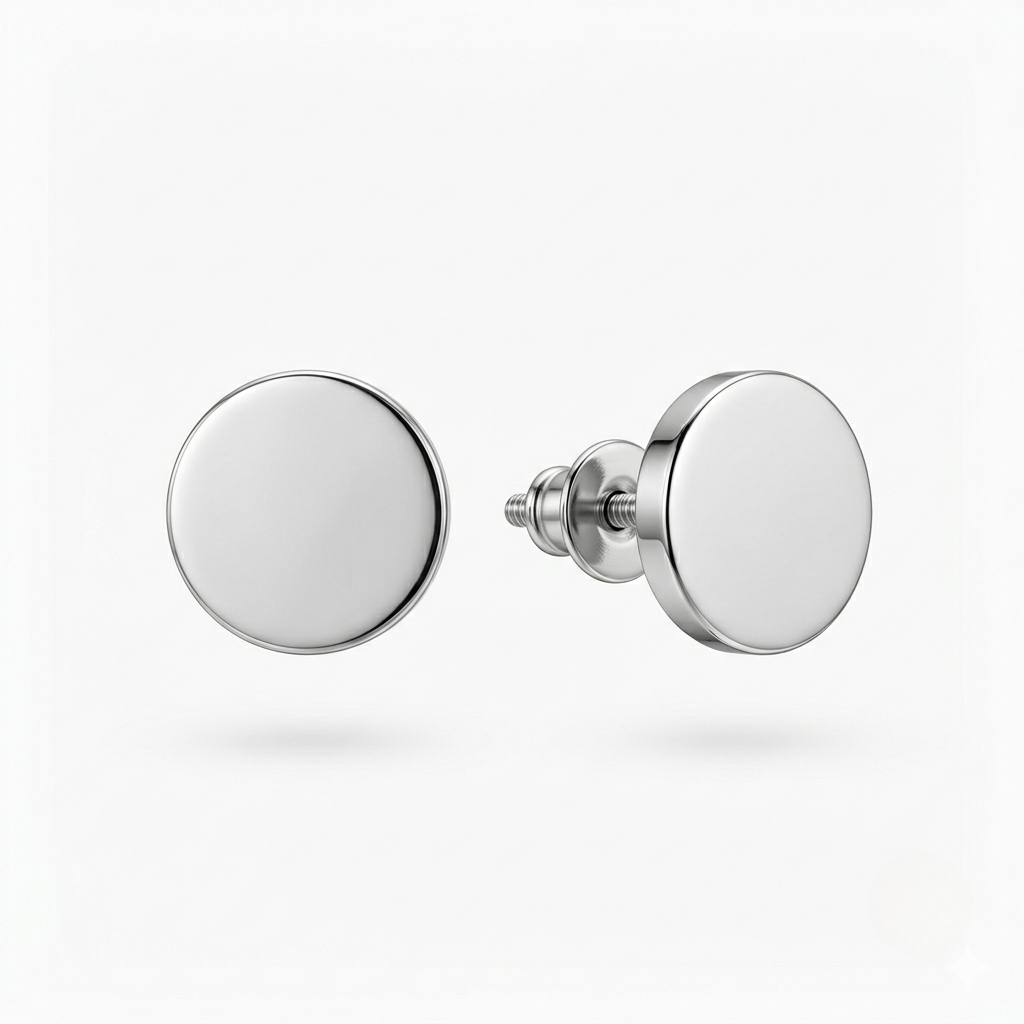 The Soho Minimalist Stainless Steel Studs
