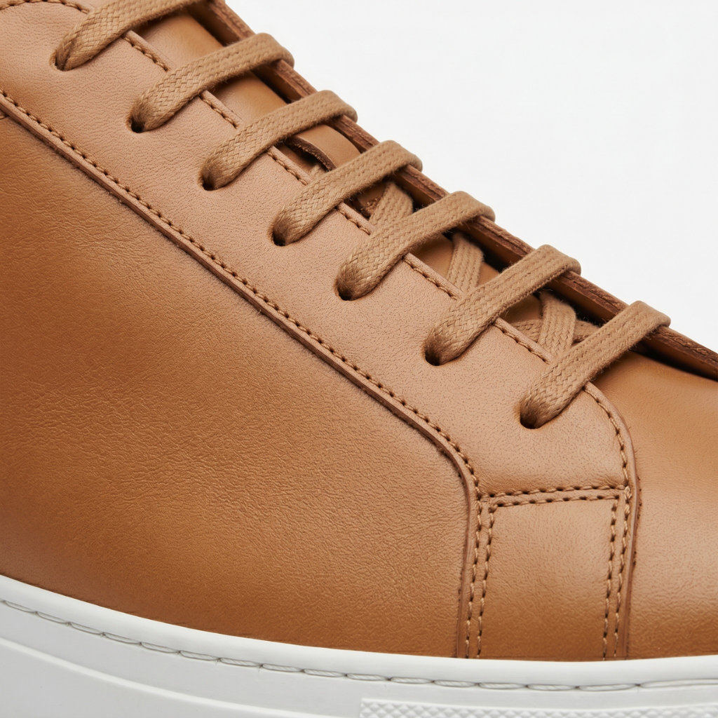 The Kensington Calfskin Leather Trainer