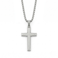 Minimalist Stainless Steel Cross Pendant