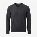 The Mayfair V-Neck Cotton Jumper